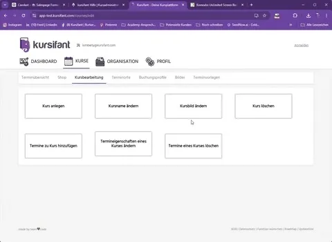 Kursbild in kursifant ändern per Drag-and-Drop