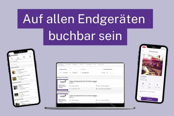 Adminbereich am Handy