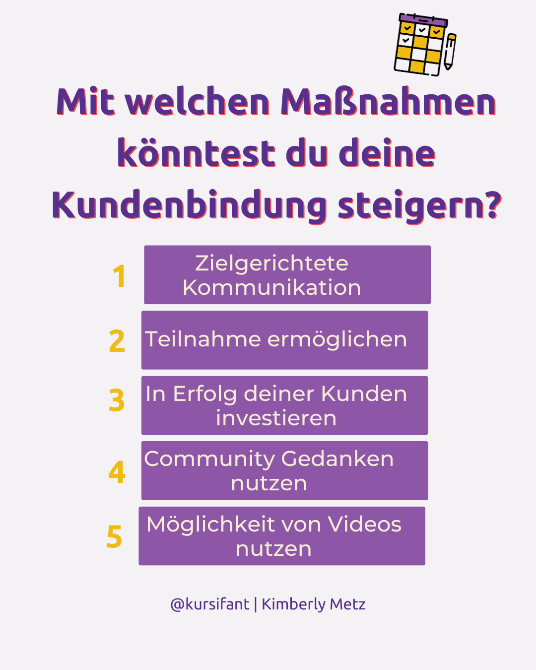 5 Tipps zum Verbessern der Kundenbindung