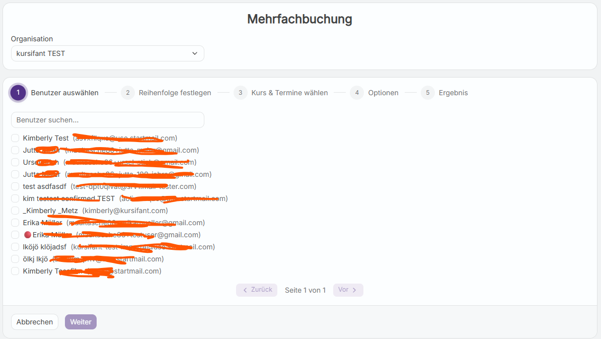 Mehrfachbuchung Einstieg: Einstieg in die Mehrfachbuchung