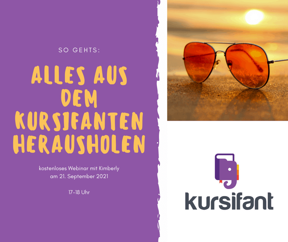 Webinar: Alles aus dem kursifanten herausholen